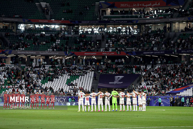 دیدار تیمهای فوتبال ایران و فلسطین