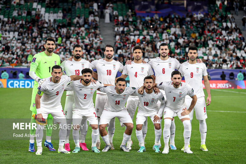 دیدار تیم‌های فوتبال ایران و فلسطین