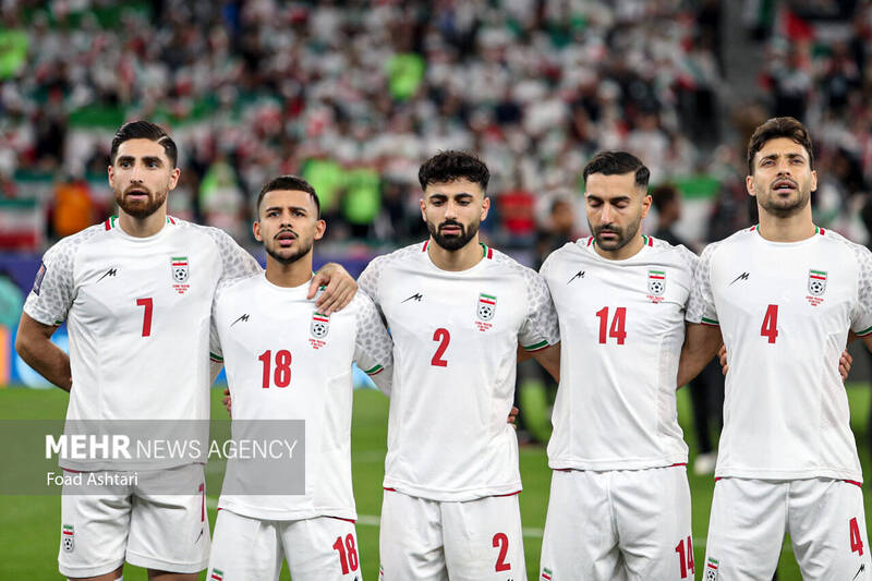 دیدار تیمهای فوتبال ایران و فلسطین