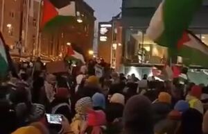 تظاهرات ضدصهیونیستی در هلسینکی
