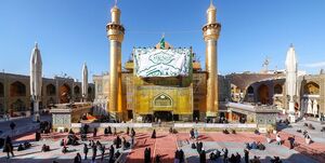 حرم علوی به استقبال جشن میلاد امام علی (ع) رفت + عکس و فیلم