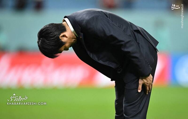 عذرخواهی سرمربی ژاپن بابت شکست مقابل عراق +عکس