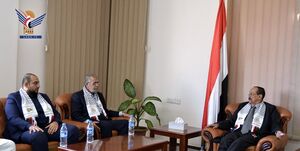 یک هیأت از حماس به دیدار رئیس مجلس یمن رفت