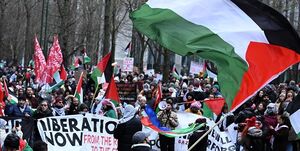 تظاهرات هزاران نفر در «بروکسل» علیه رژیم صهیونیستی