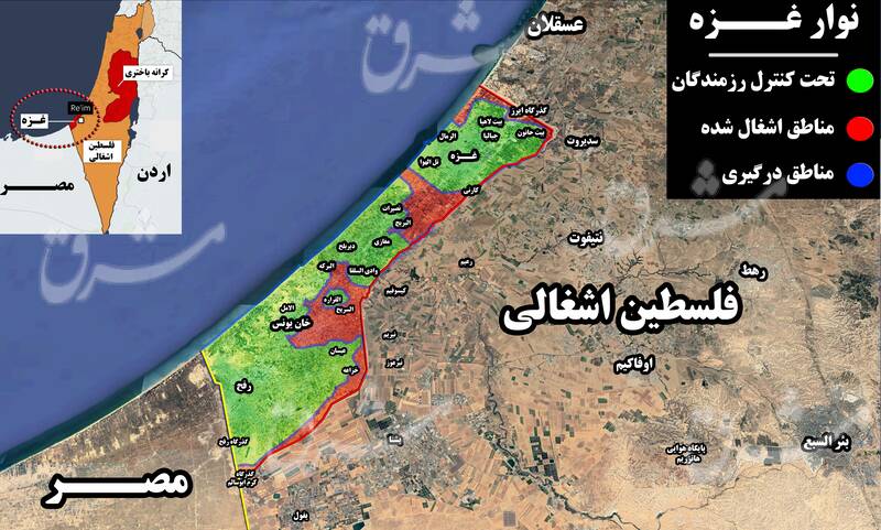 جزئیاتی بسیار مهم از واقعیتها در میدان نبرد منطقه / جنگ امنیتی و ترور نشانه چیست؛ پیروزی یا دست و پا زدن صهیونیستها ؟ + نقشه میدانی