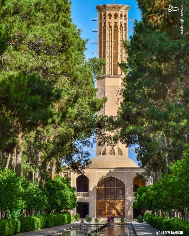 باغ دولت آباد یزد و بادگیرهای زیبایش