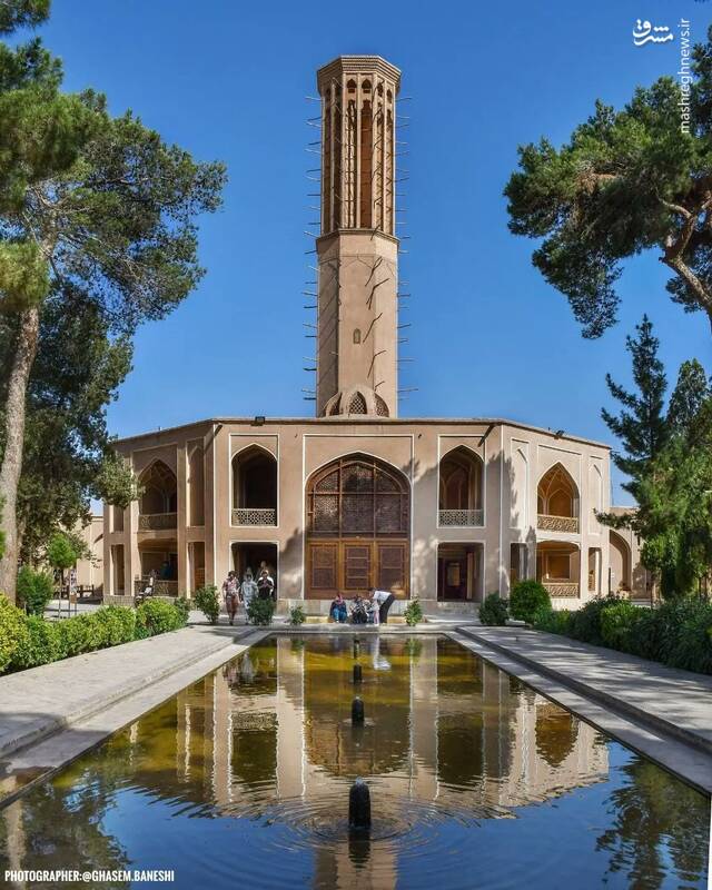 باغ دولت آباد یزد و بادگیرهای زیبایش