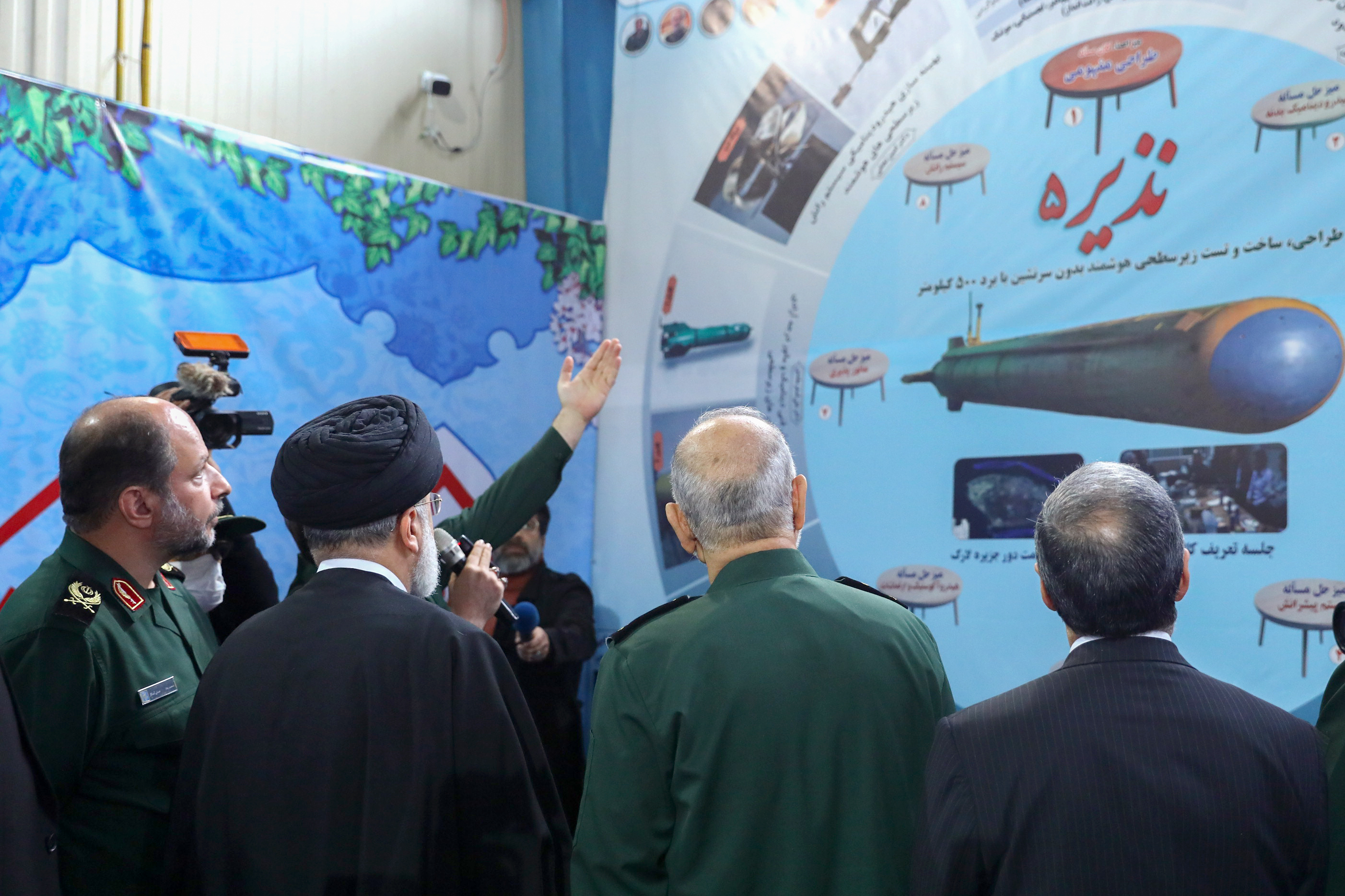 «نذیر ۵»؛ زیردریایی جدید بدون سرنشین سپاه +عکس