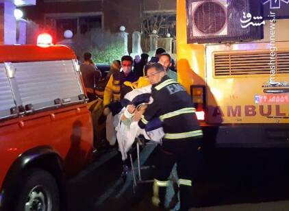 حریق در بیمارستان گاندی تهران / اعزام آتش نشانان به محل حادثه/ حریق مربوط به نمای بیرونی ساختمان است +عکس و فیلم