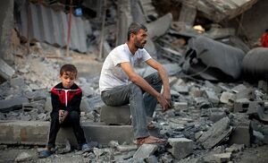 دمپایی‌هایی که گویای وضع فلسطین است! + عکس