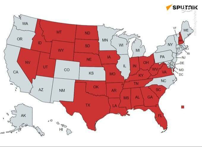تگزاس توسط فرمانداران جمهوریخواه ۲۵ ایالت حمایت شد