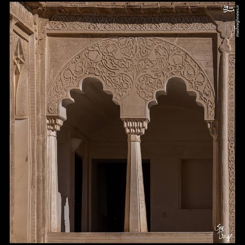 تصاویری از اوج هنر مقرنس کاری در یزد