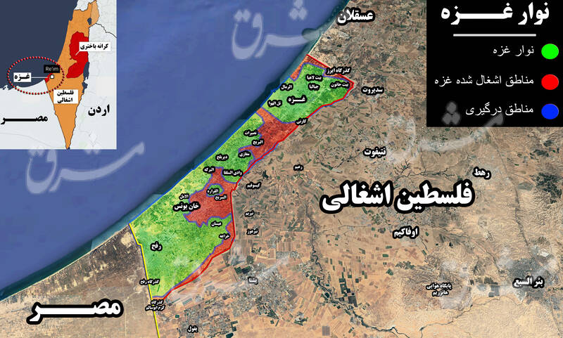 آخرین تحولات شمال شهر غزه پس از چهار ماه جنگ/ صهیونیست ها کدام مناطق را در اشغال دارند؟ +نقشه میدانی