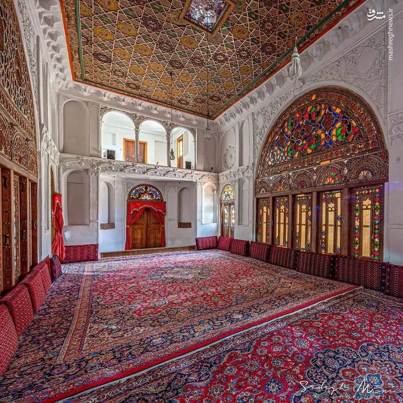 تصویری باشکوه از خانه امینیها در قزوین