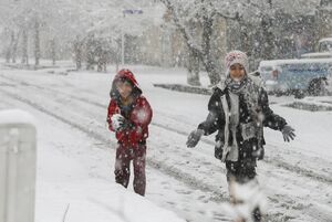 برف شادی در مشهد