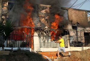 آتش سوزی مرگبار در شیلی