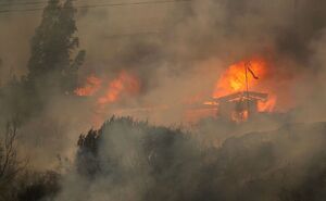 آتش سوزی مرگبار در شیلی