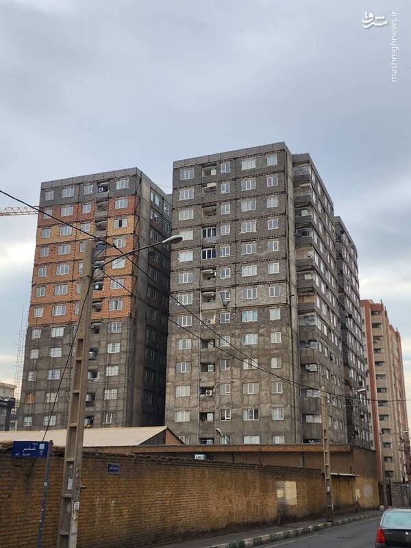 احتمال ریزش ساختمان معروف تهران +عکس