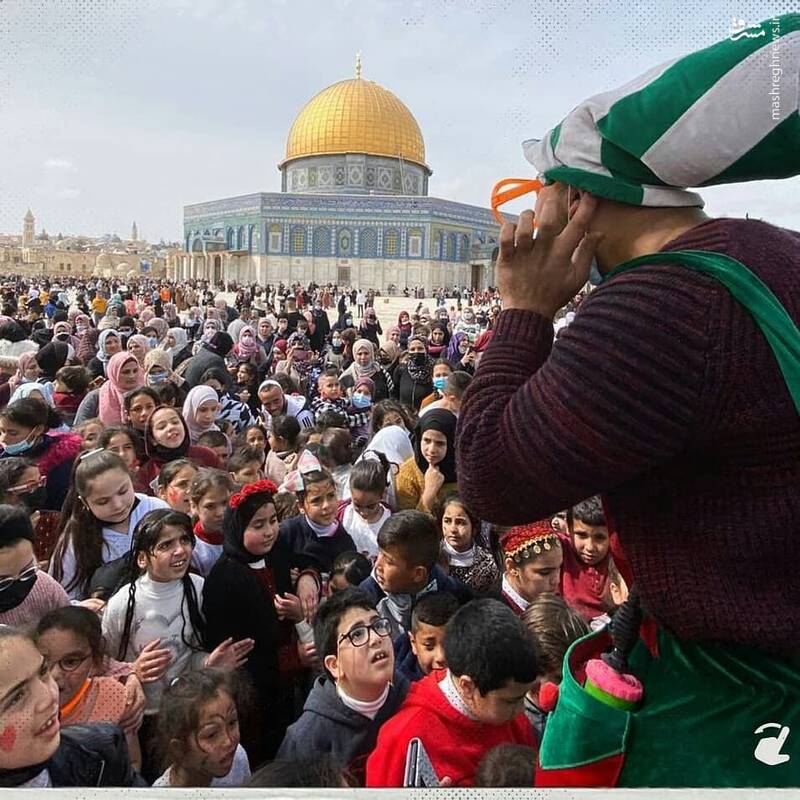 جشن "معراج" و "اسرا" در مسجدالاقصی+ عکس