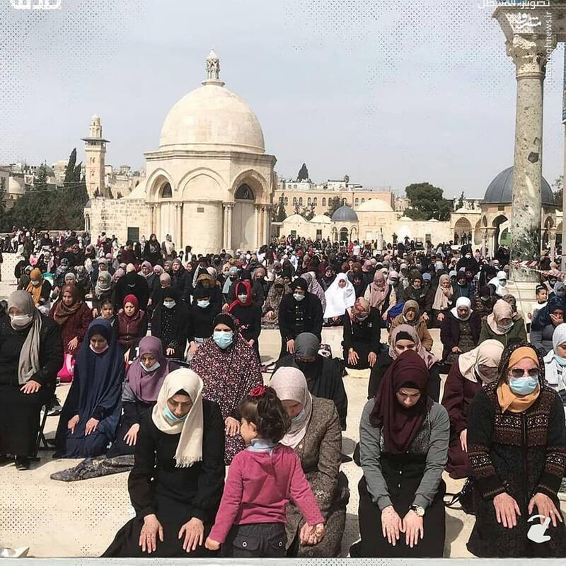 جشن "معراج" و "اسرا" در مسجدالاقصی+ عکس