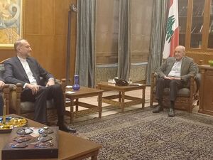 دیدار امیرعبداللهیان با رییس مجلس لبنان