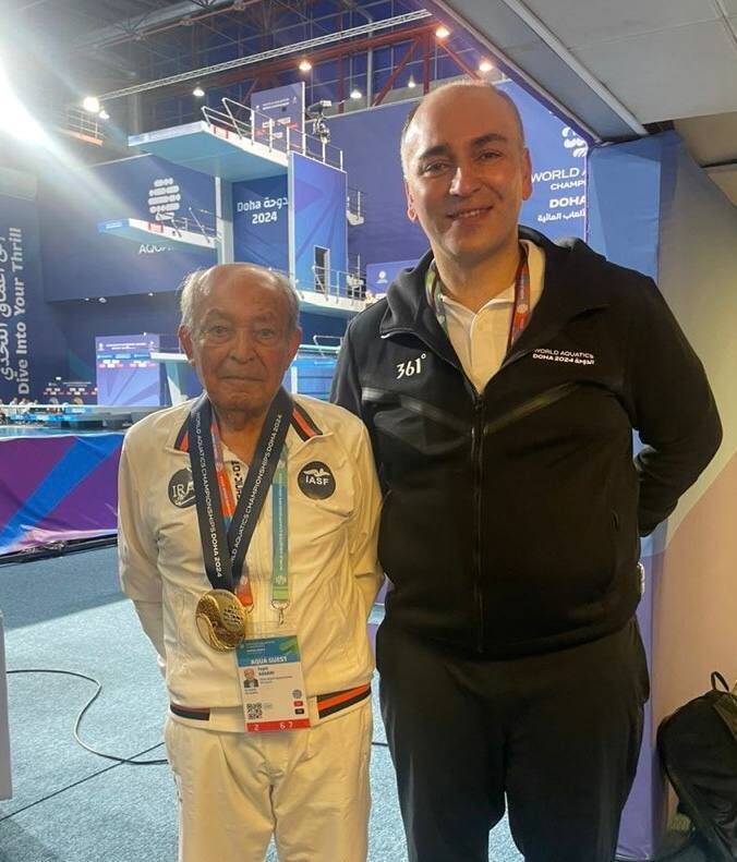 افتخارآفرینی شیرجهرو ۱۰۰ ساله ایرانی در جهان