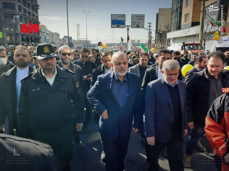 تصاویر حضور چهرهها در مراسم یوم الله 22 بهمن 8