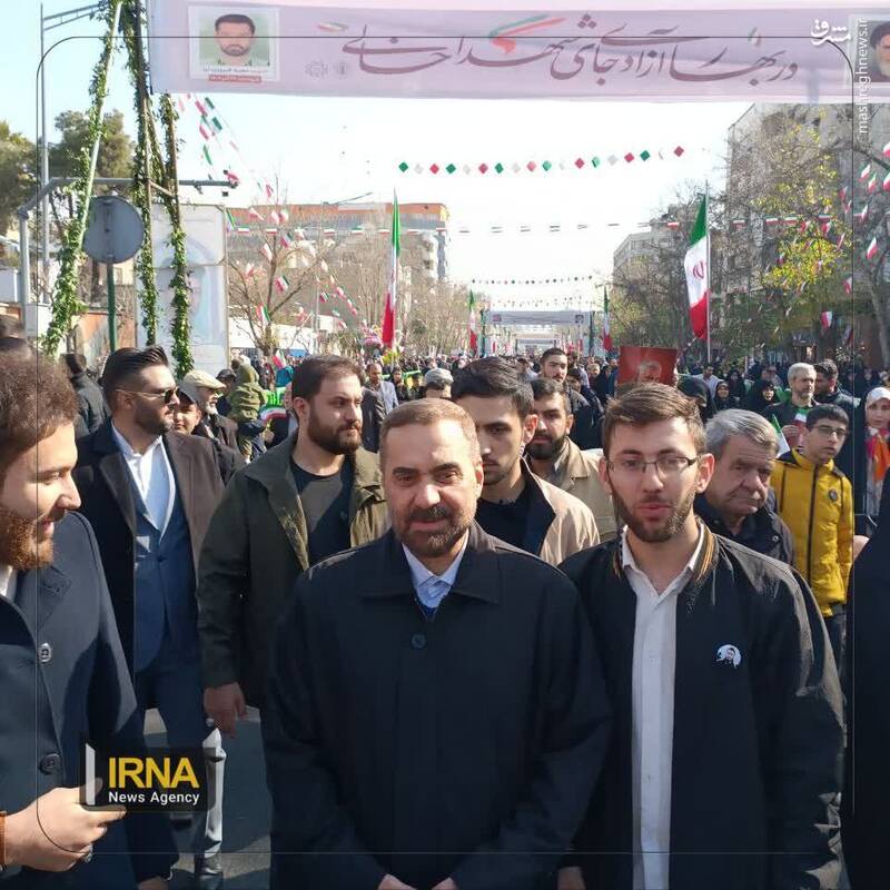 تصاویر حضور چهرهها در مراسم یوم الله 22 بهمن 10