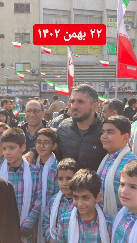 حضور مداحان، منبریها و نوحهسرایان در راهپیمایی ۲۲ بهمن +عکس