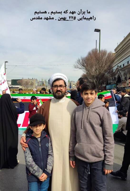 حضور مداحان، منبریها و نوحهسرایان در راهپیمایی ۲۲ بهمن +عکس