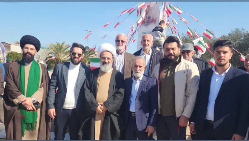 حضور مداحان، منبریها و نوحهسرایان در راهپیمایی ۲۲ بهمن +عکس