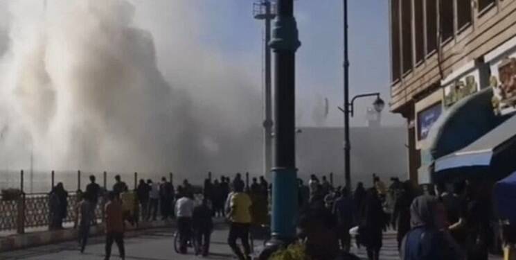 مشاهده دود سنگین از پارکینگ شماره ١ حرم رضوی