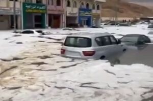 وضعیت العین امارات پس از بارندگی