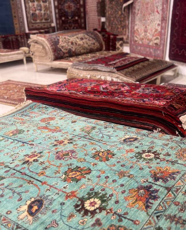 دکوراسیون داخلی منزل با فرش دستباف مدرن