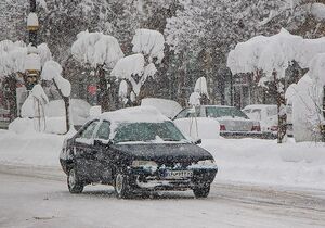 بارش برف در استان آذربایجان شرقی