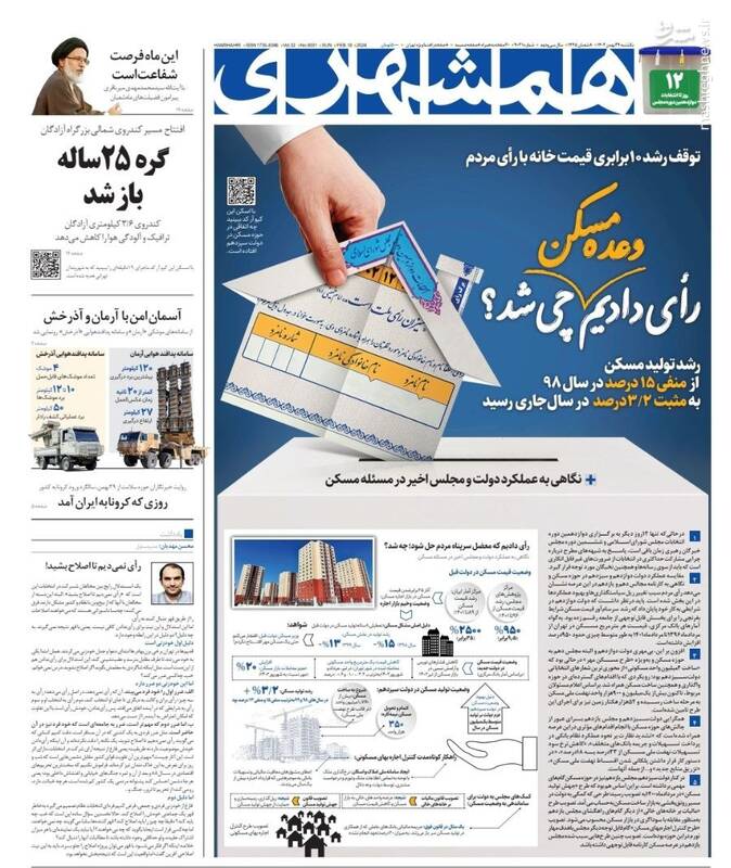 صفحه نخست روزنامه ها/ یکشنبه ۲۹ بهمن ۱۴۰۲ 10 پایگاه خبری ججین پایگاه خبر ججین