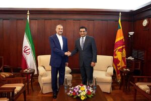 دیدار امیرعبداللهیان با وزیر خارجه سریلانکا