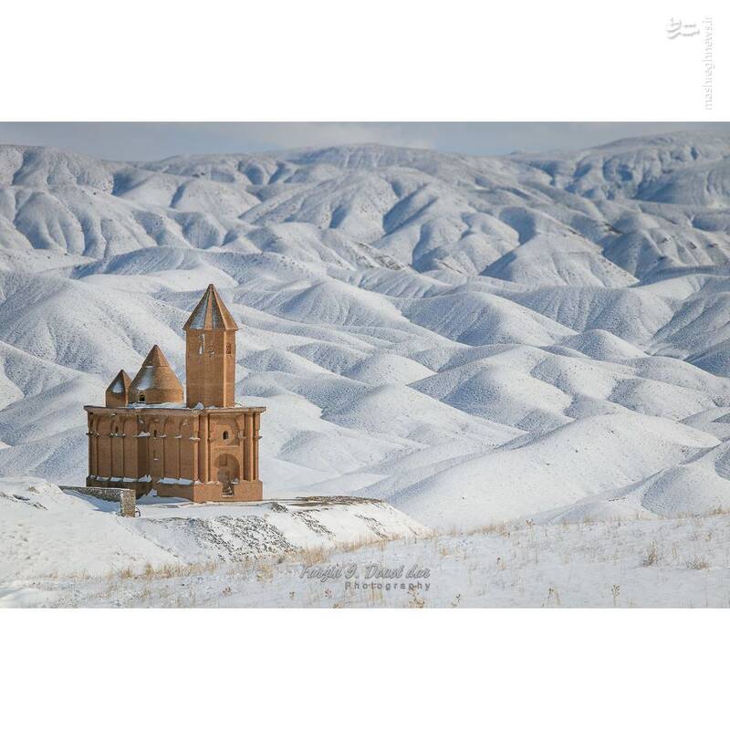 تصویری زیبا از کلیسای سهرل در آذربایجان شرقی