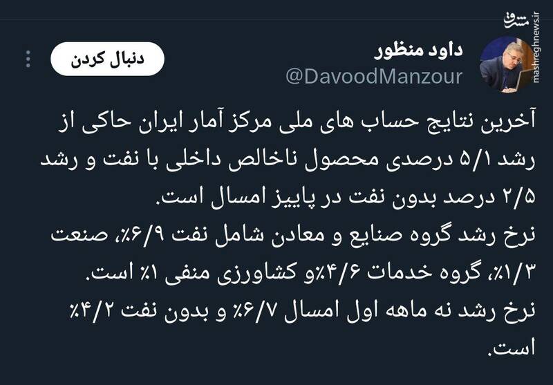 آخرین نتایج مرکز ملی آمار از زبان رئیس سازمان برنامه