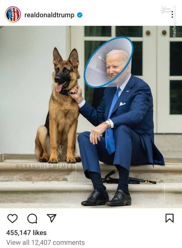 پست جدید ترامپ علیه بایدن!+ عکس