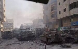 ژنرال صهیونیست: تانک‌های زیادی در غزه منهدم شده‌اند