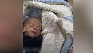 سوءتغذیه اینگونه نوزادان غزه را در آستانه مرگ قرار داده است!+ فیلم