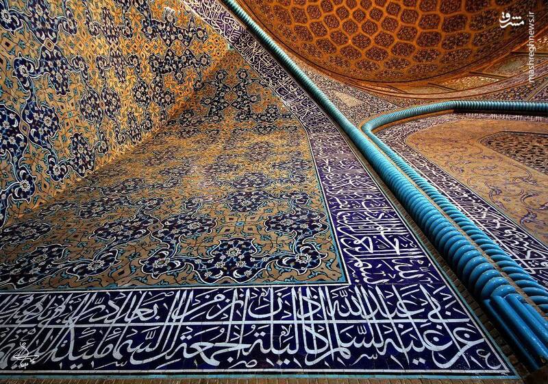 شاهکار معماری در مسجد شیخ لطف الله اصفهان 2