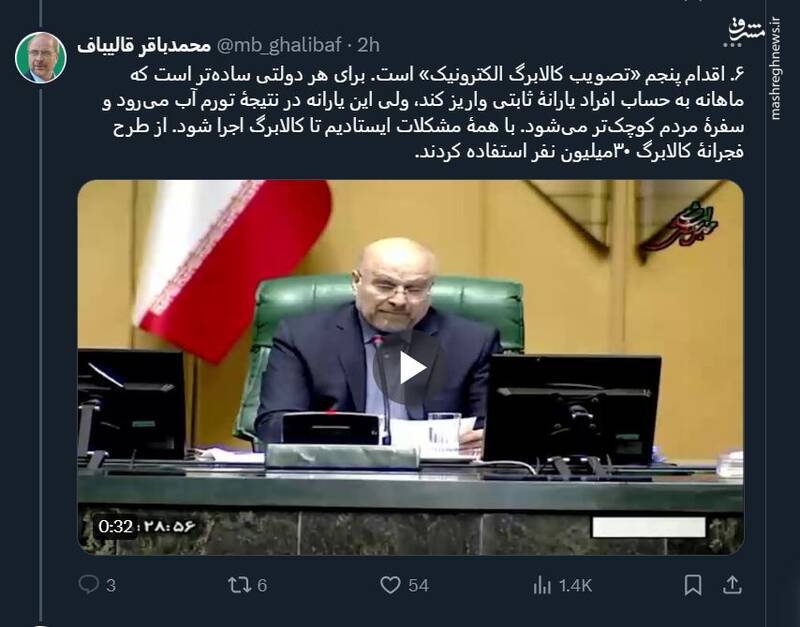 21 اقدام جدید مجلس یازدهم از زبان قالیباف 6