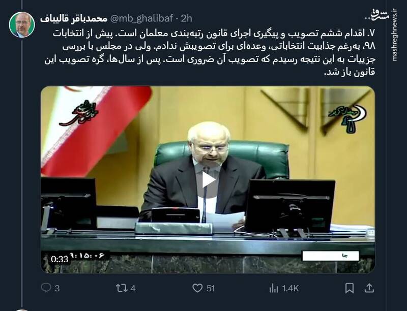 21 اقدام جدید مجلس یازدهم از زبان قالیباف 7