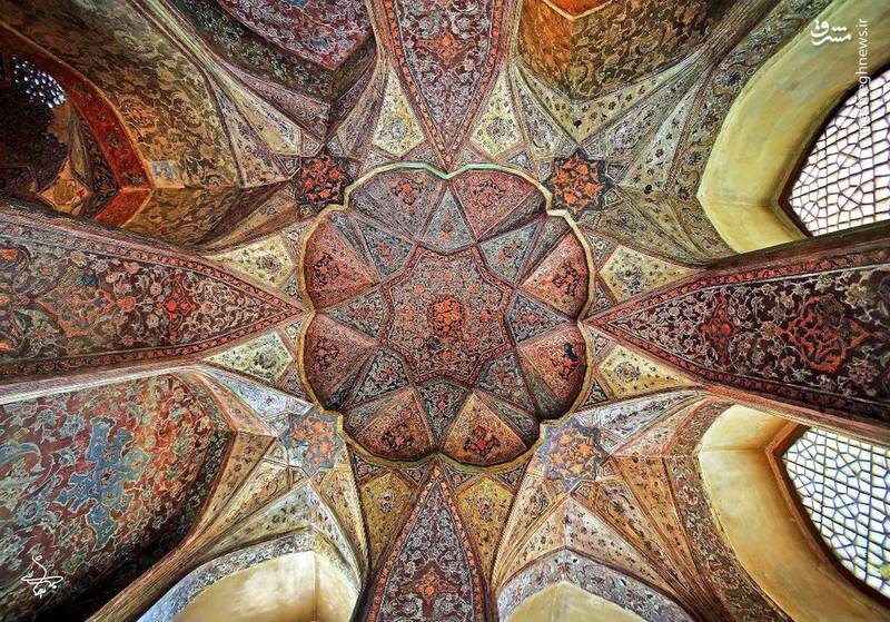 تصویری زیبا از عمارت هشت بهشت اصفهان
