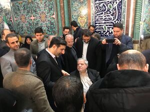 بازدید سخنگوی شورای نگهبان از شعبه انتخاباتی حسینیه ارشاد