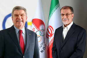 تقدیر باخ از رئیس کمیته ملی المپیک