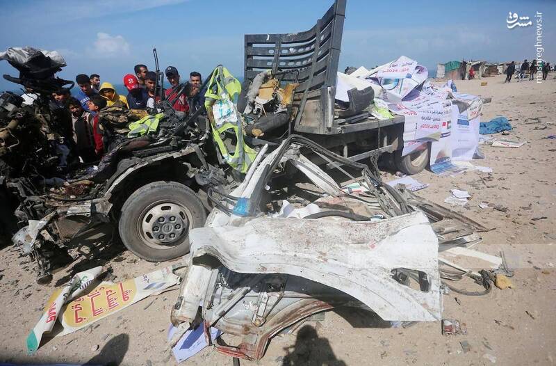 انهدام کامیون کمک بشردوستانه کویت توسط اسرائیل