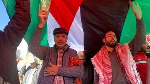 تظاهرات هزاران اردنی در حمایت از غزه